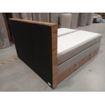 Łóżko kontynentalne VENETO KING 160x200 - Matana 17 - beżowy - OUTLETU