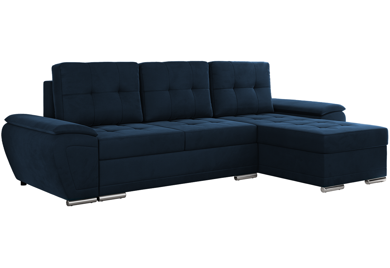 Narożnik UMBRIA L - Monolith 77 - granatowy - OUTLET