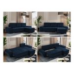 Narożnik UMBRIA L - Monolith 77 - granatowy - OUTLET