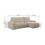 Narożnik ARGOS L - Now or Never 02 - beżowy - OUTLET