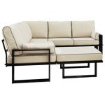 Zestaw metalowych mebli ogrodowych ELBA Z4 - beżowy