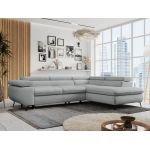 Narożnik PETER L - Paros 05 - jasny szary - OUTLET