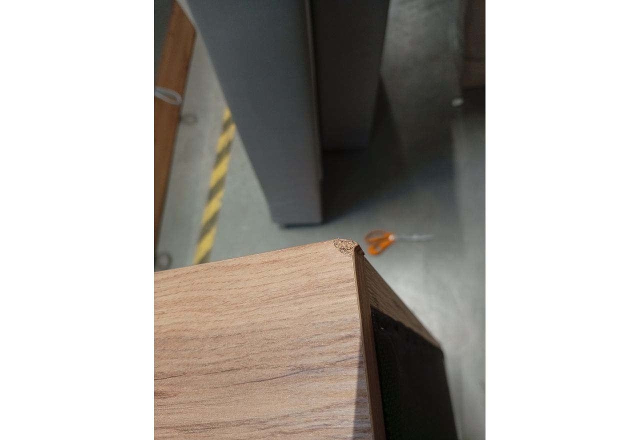 Łóżko kontynentalne AMORE KING 180x200 - Monolith 84 - jasny szary - OUTLETU