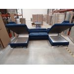 Narożnik PEDRO U - Monolith 77 - granatowy - OUTLETU