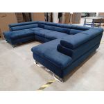 Narożnik PEDRO U - Monolith 77 - granatowy - OUTLETU