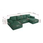 Narożnik TRENTINO U - Matana 23 - zielony - OUTLET