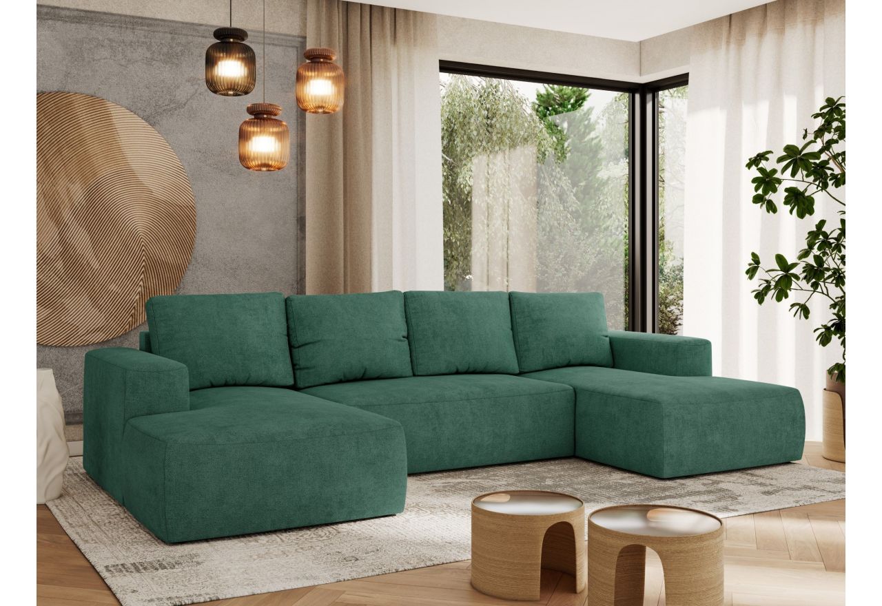 Narożnik TRENTINO U - Matana 23 - zielony - OUTLET