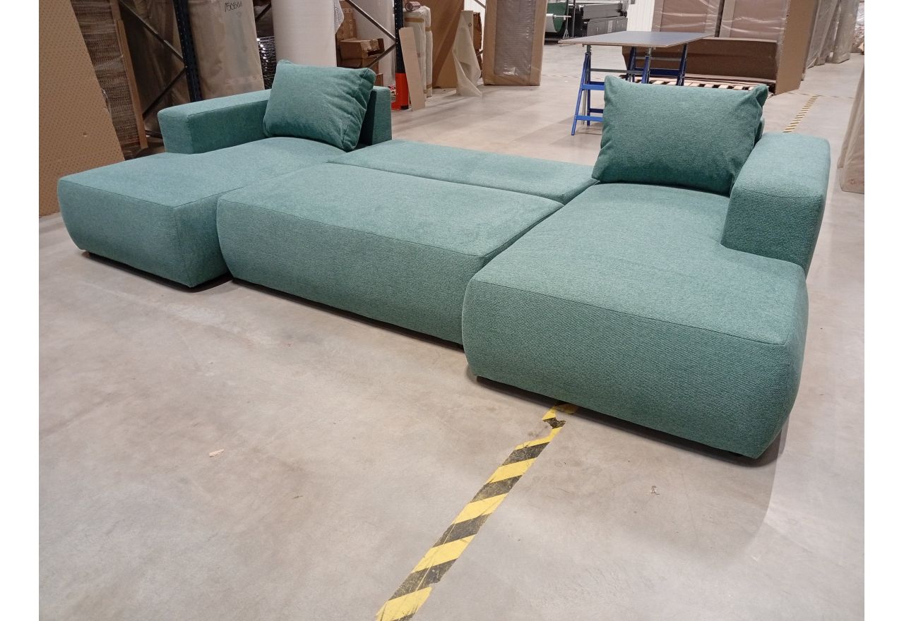 Narożnik TRENTINO U - Matana 23 - zielony - OUTLET