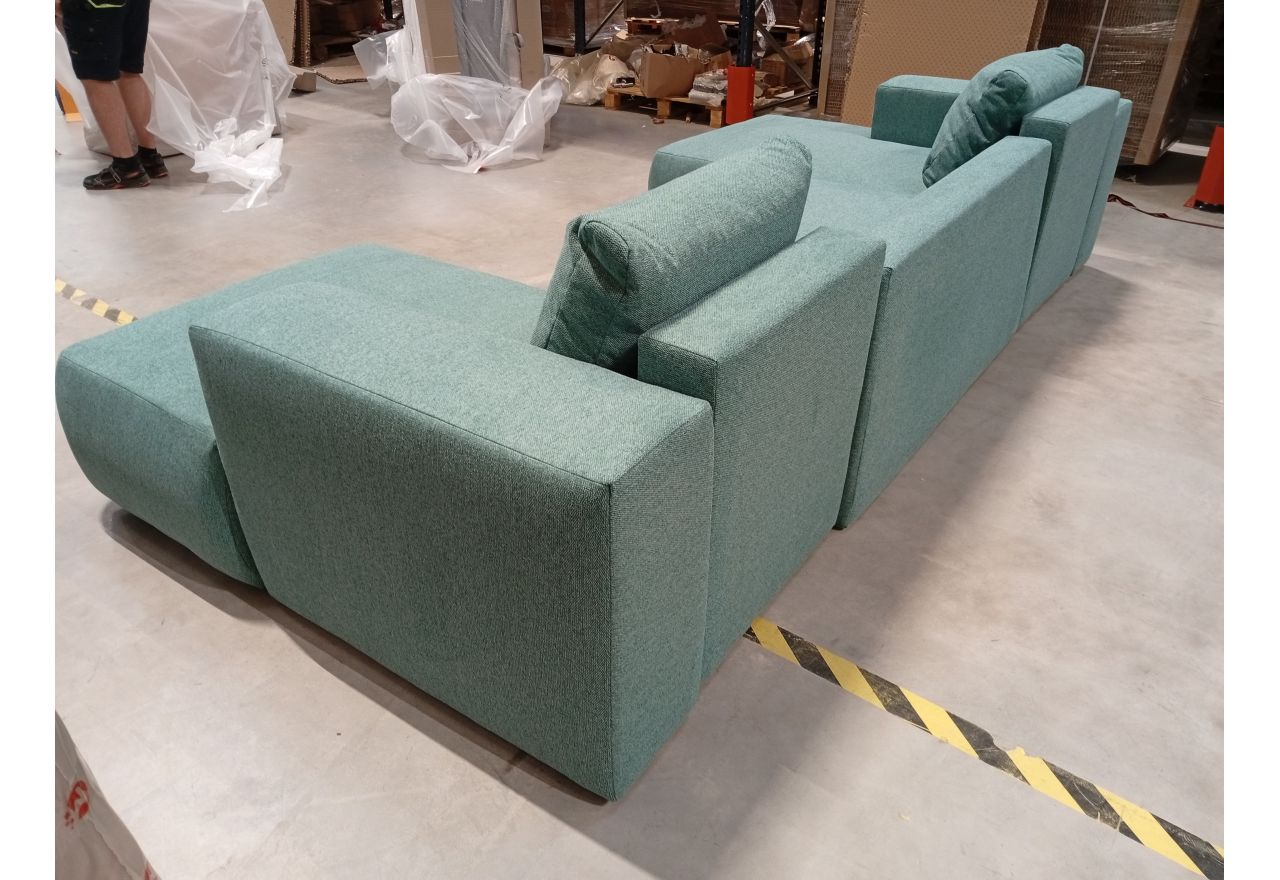 Narożnik TRENTINO U - Matana 23 - zielony - OUTLET