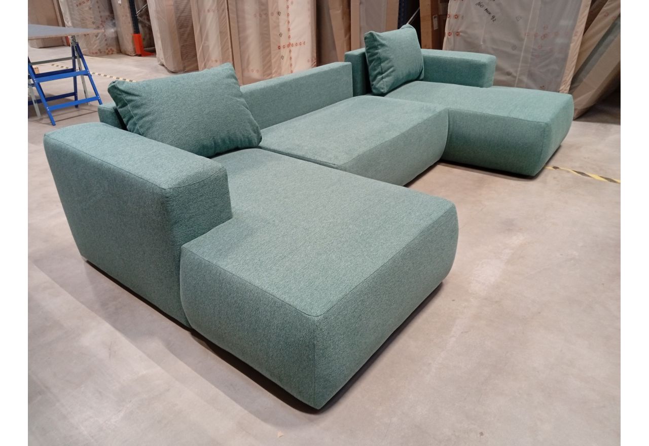 Narożnik TRENTINO U - Matana 23 - zielony - OUTLET