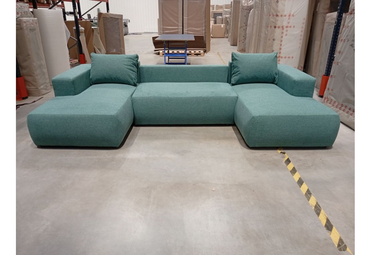 Narożnik TRENTINO U - Matana 23 - zielony - OUTLET