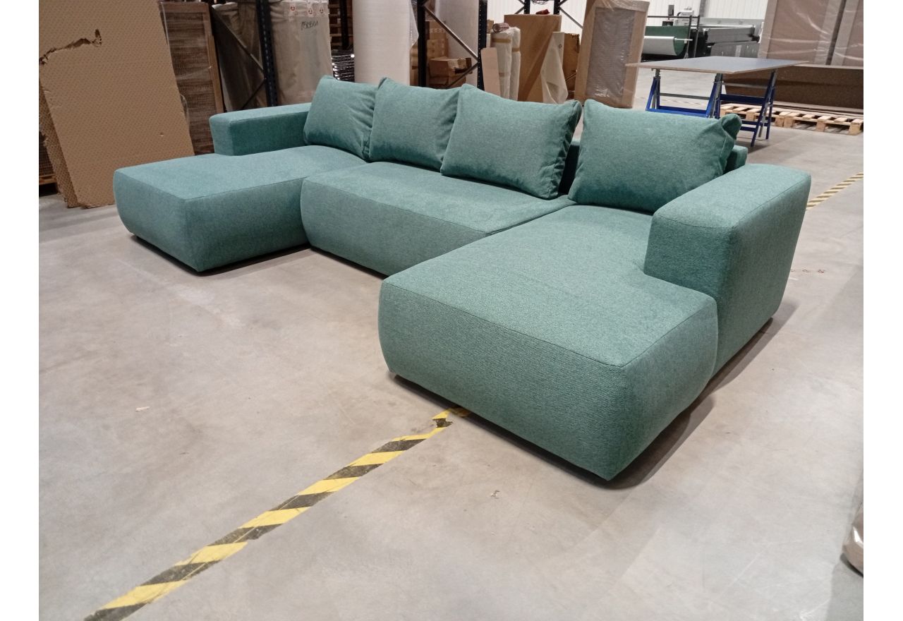 Narożnik TRENTINO U - Matana 23 - zielony - OUTLET