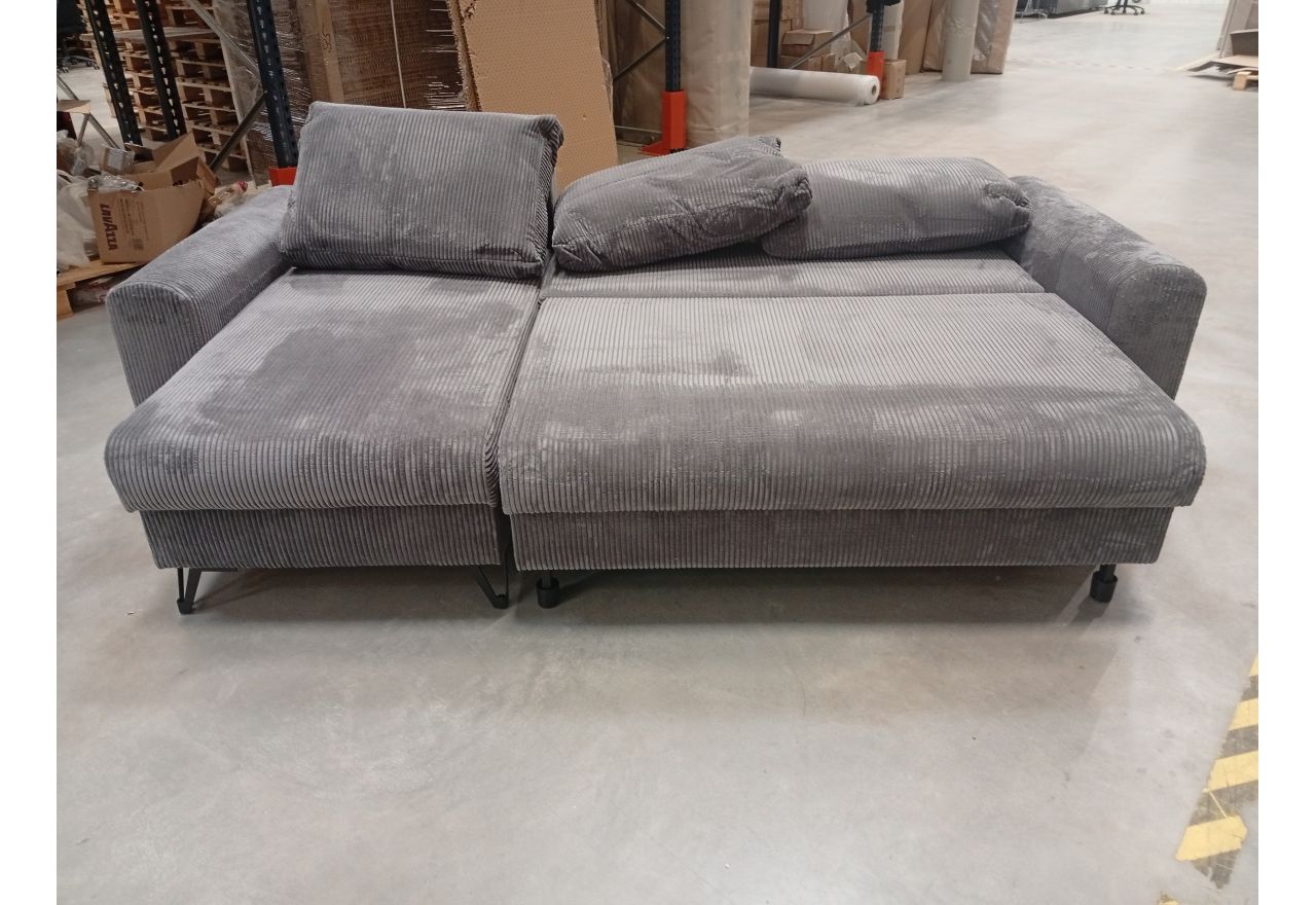 Narożnik HUGO L - Lincoln 90 - szary - OUTLETU