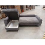 Narożnik HUGO L - Lincoln 90 - szary - OUTLETU