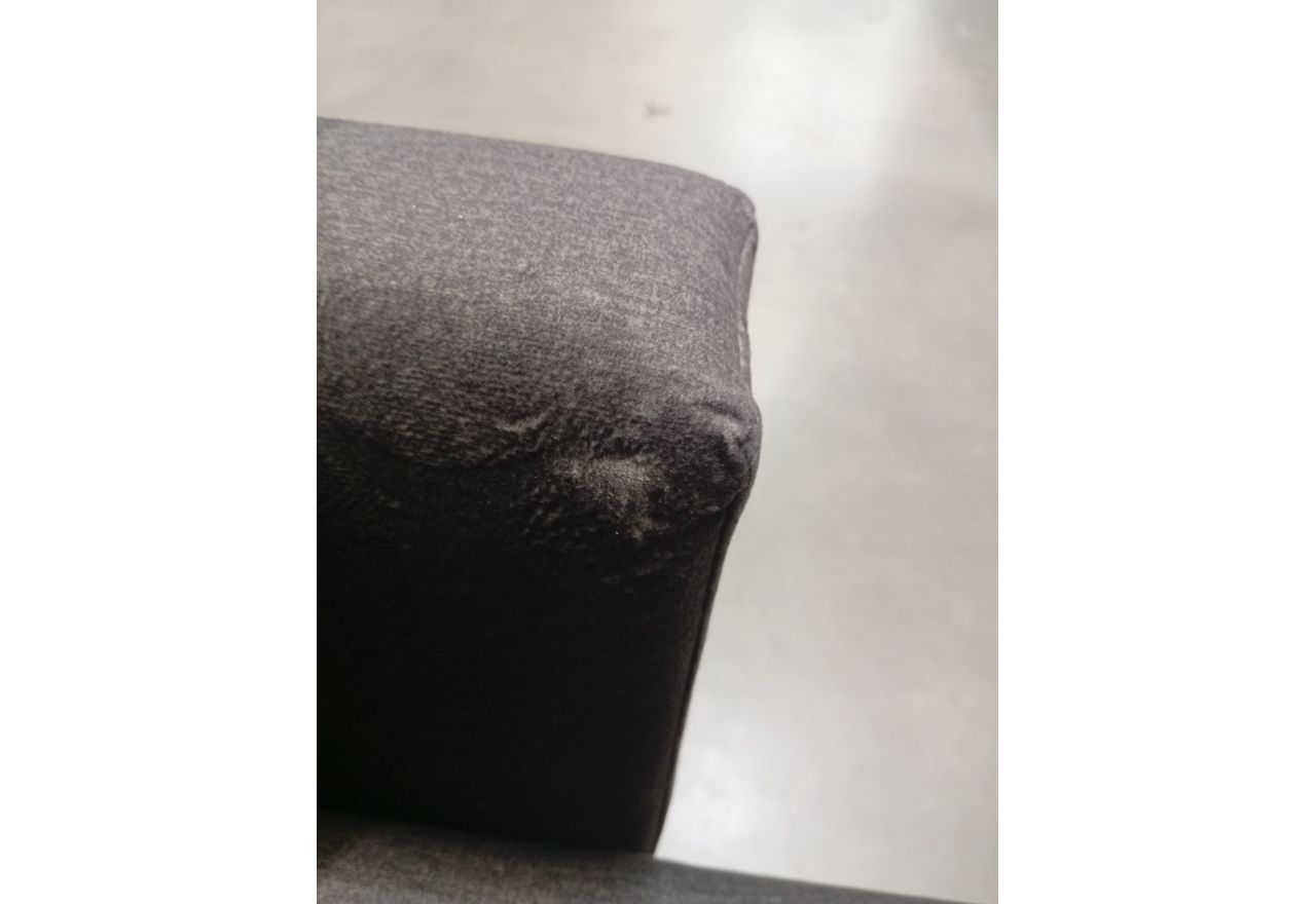 Narożnik COLIN L - Monolith 92 - ciemny szary - OUTLETU