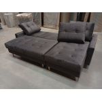 Narożnik COLIN L - Monolith 92 - ciemny szary - OUTLETU