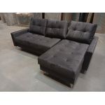 Narożnik COLIN L - Monolith 92 - ciemny szary - OUTLETU