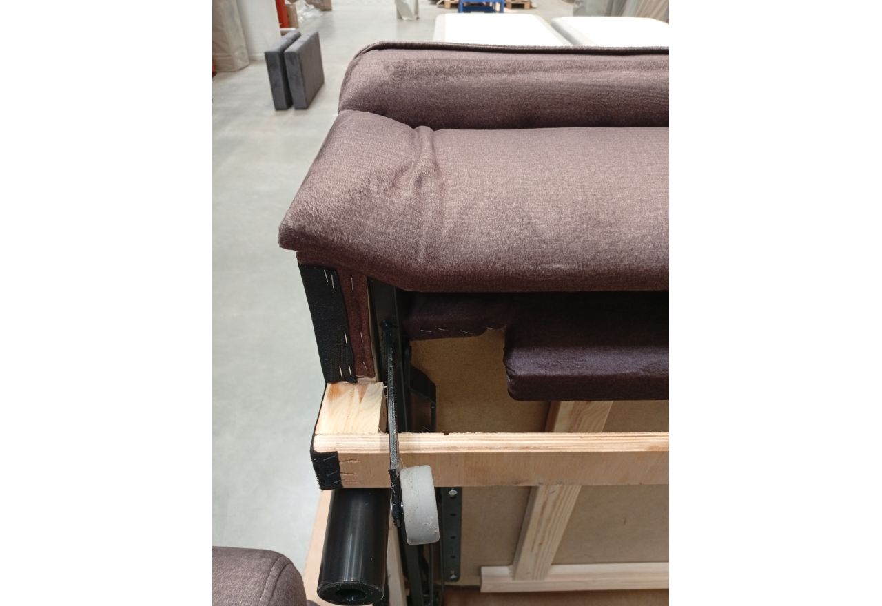 Narożnik PETER L - Monolith 15 - brązowy - OUTLETU