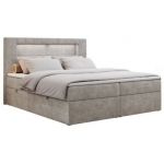 Łóżko kontynentalne GOLD 5 180x200 - Matana 17 - beżowy - OUTLET