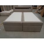 Łóżko kontynentalne GOLD 5 180x200 - Matana 17 - beżowy - OUTLET