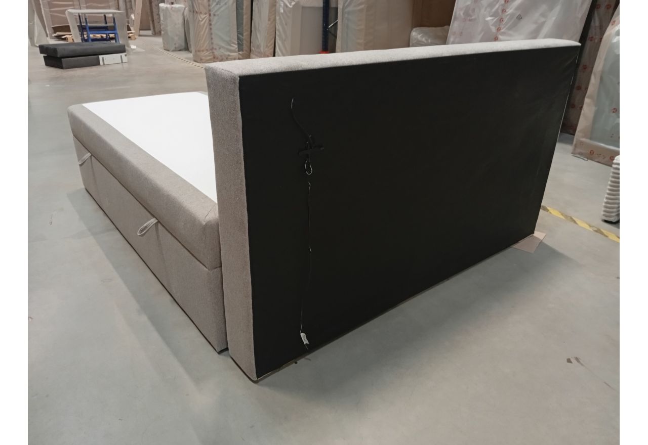 Łóżko kontynentalne GOLD 5 180x200 - Matana 17 - beżowy - OUTLET