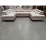 Narożnik PEDRO U - Monolith 02 - beżowy - OUTLETU