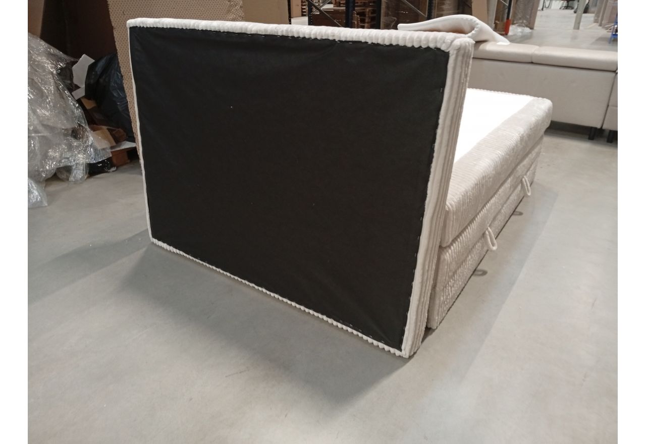 Łóżko kontynentalne TILIANO KING 160x200 - Tilia 01 - beżowy - OUTLETU