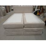 Łóżko kontynentalne TILIANO KING 160x200 - Tilia 01 - beżowy - OUTLETU