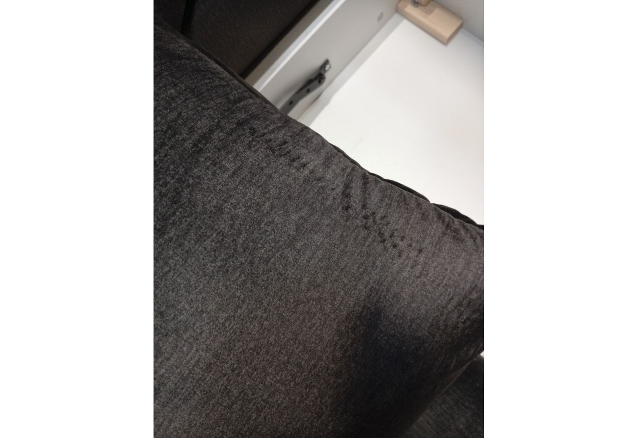 Narożnik DORIAN U - Monolith 92 - ciemny szary - OUTLETU