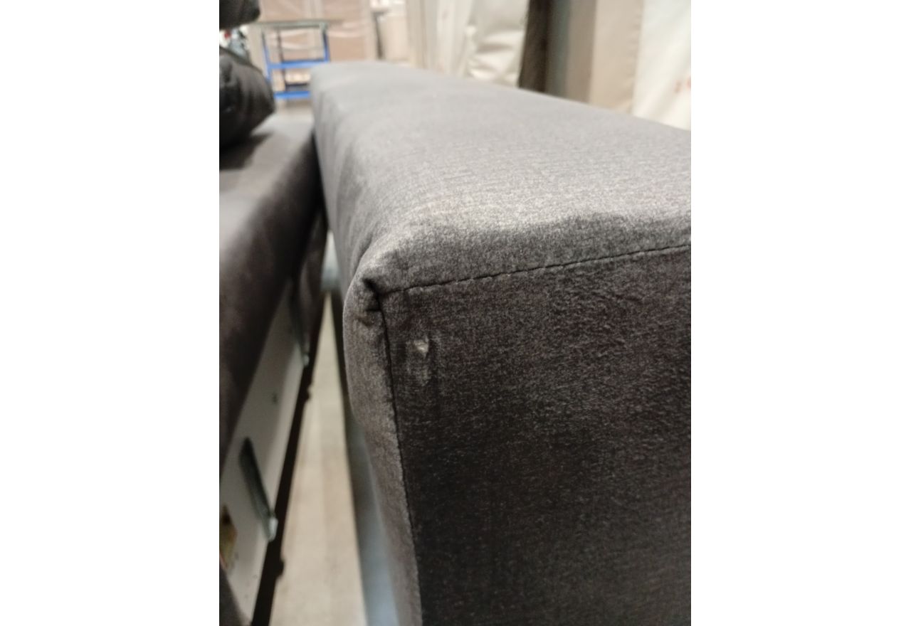 Narożnik DORIAN U - Monolith 92 - ciemny szary - OUTLETU