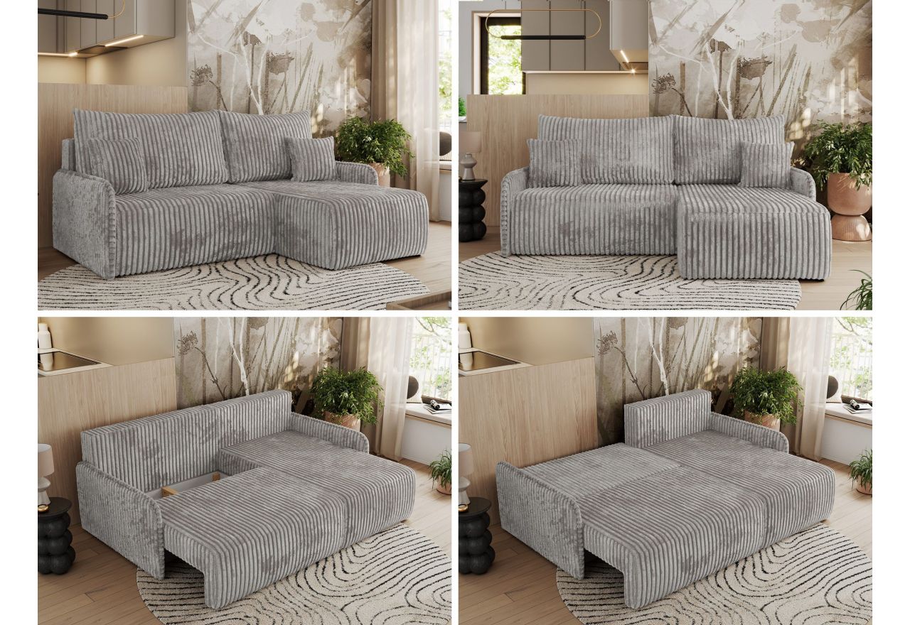 Narożnik ARPA L - Tilia 86 - szary - OUTLET