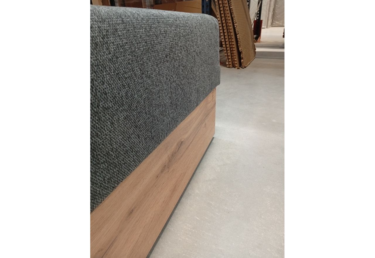 Łóżko kontynentalne VENETO KING 180x200 - Matana 05 - ciemny szary - OUTLETU