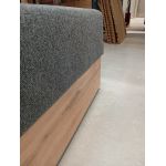 Łóżko kontynentalne VENETO KING 180x200 - Matana 05 - ciemny szary - OUTLETU