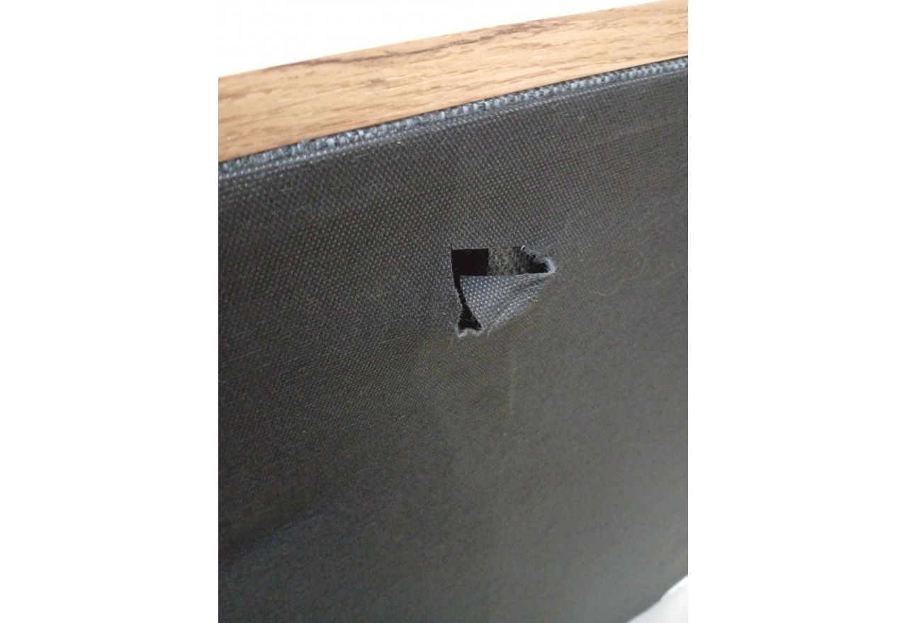 Łóżko kontynentalne VENETO KING 180x200 - Matana 05 - ciemny szary - OUTLETU