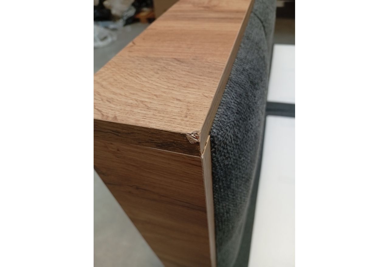 Łóżko kontynentalne VENETO KING 180x200 - Matana 05 - ciemny szary - OUTLETU