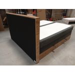 Łóżko kontynentalne VENETO KING 180x200 - Matana 05 - ciemny szary - OUTLETU