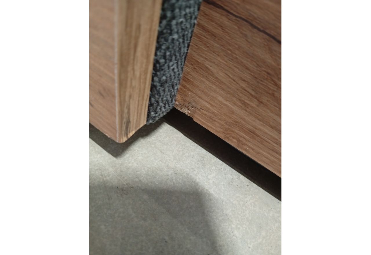 Łóżko kontynentalne VENETO KING 180x200 - Matana 05 - ciemny szary - OUTLETU