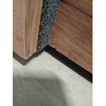 Łóżko kontynentalne VENETO KING 180x200 - Matana 05 - ciemny szary - OUTLETU