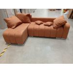 Narożnik KIRASSO L - Matana 08 - pomarańczowy - OUTLETU