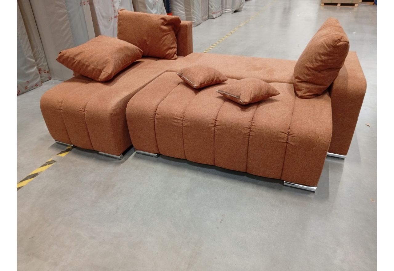 Narożnik KIRASSO L - Matana 08 - pomarańczowy - OUTLETU