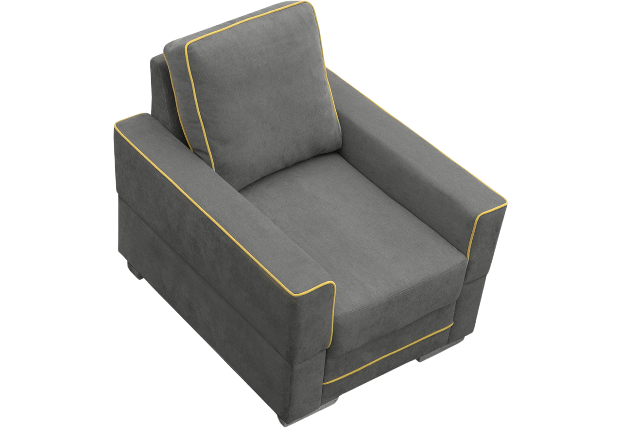 Wygodny, elegancki fotel z luźną poduszką do salonu i pokoju - SENTI / Aston 17 / Aston 12