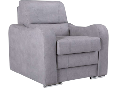 Elegancki tapicerowany fotel z pojemnikiem i wysokim oparciem do salonu i pokoju - WESA / Largo 12