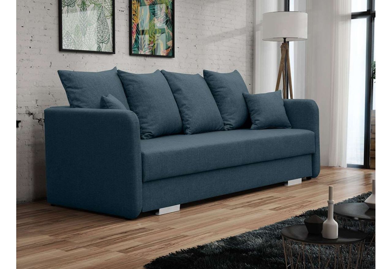 Modna i elegancka sofa wolnostojąca do salonu i pokoju z funkcją spania - INES / Inari 87