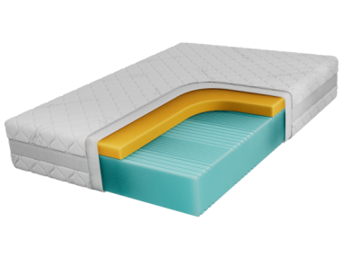 Materac piankowy ORIO 160x200 cm - H2 - pokrowiec SIVO