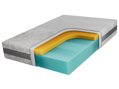 Materac piankowy ORIO 120x200 cm - H2 - pokrowiec APRI