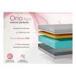 Materac piankowy ORIO 160x200 cm - H2 - pokrowiec APRI