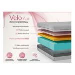 Materac piankowy VELO 140x200 cm - H2 - pokrowiec APRI