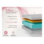 Materac piankowy MIRO 140x200 cm - H2 - pokrowiec SIVO