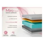 Materac piankowy MIRO 120x200 cm - H2 - pokrowiec APRI