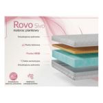 Materac piankowy ROVO 90x200 cm - H2 - pokrowiec SIVO